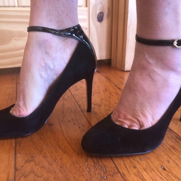 Sam Edelman Black Suede Stilettos - Picture 5 of 6